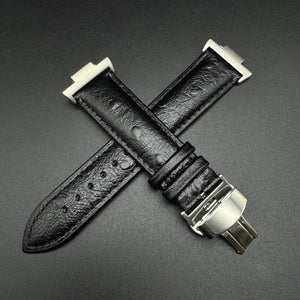 Tissot PRX Style Replacement Ostrich Leather Straps Clasp